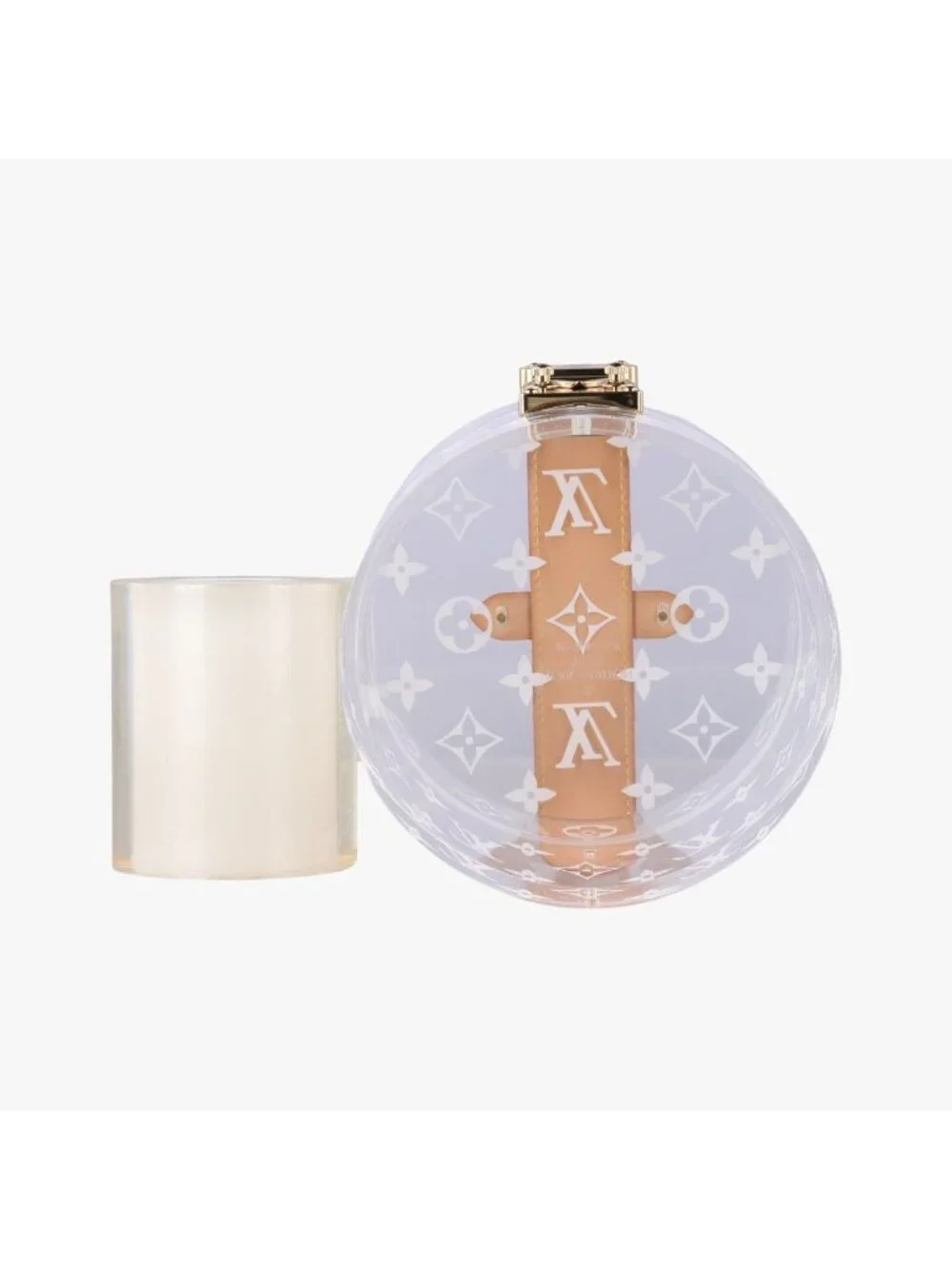 Louis Vuitton Box Scott Transparent Monogram Plexiglas Clutch